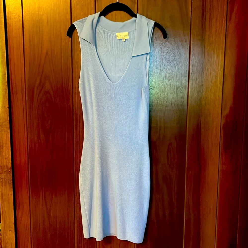 Form-fitting 90s dress